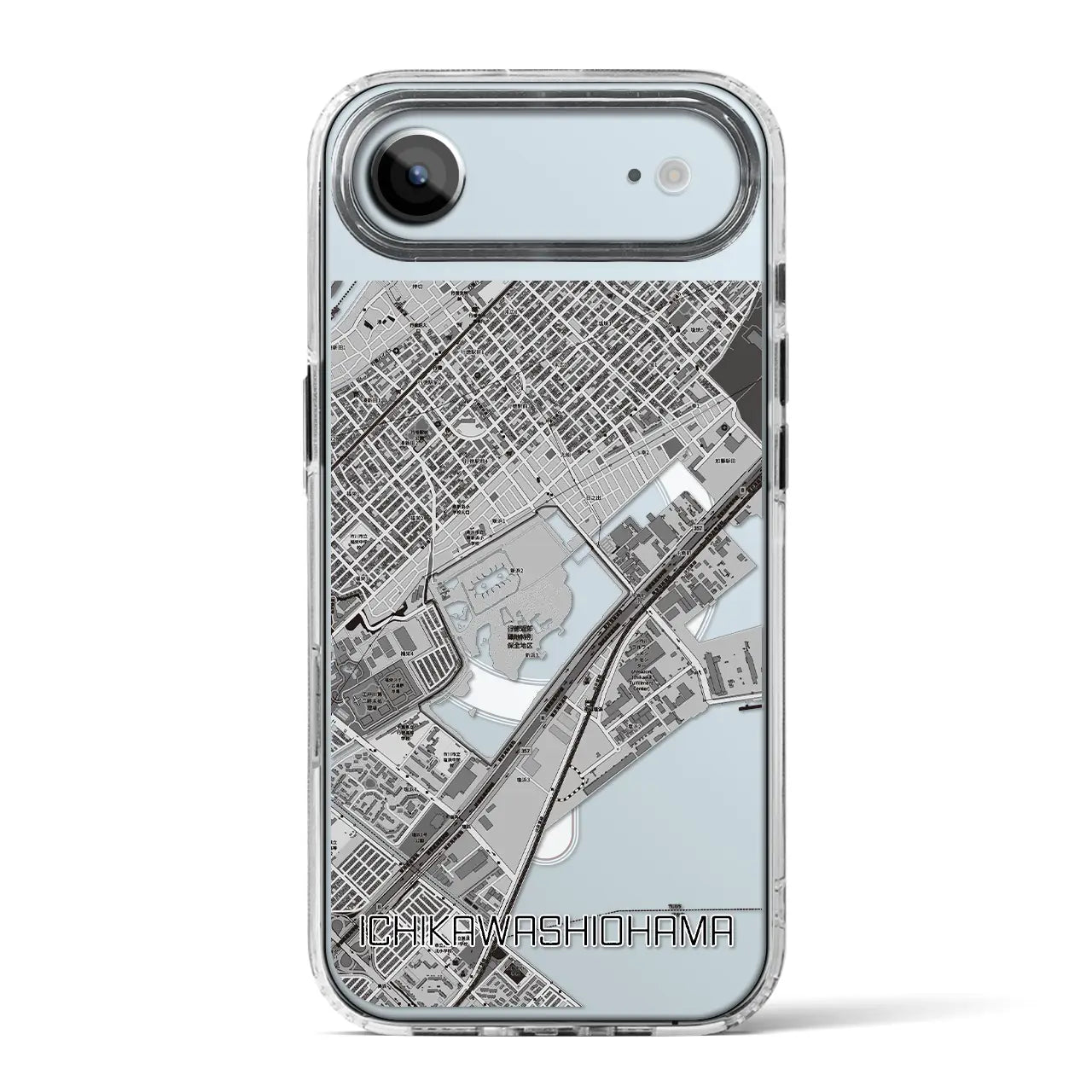 【市川塩浜（千葉県）】地図柄iPhoneケース（MagSafeタイプ）