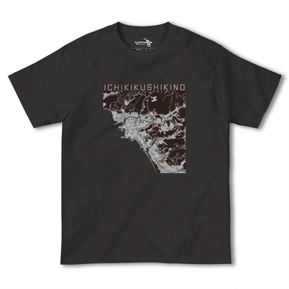 【いちき串木野（鹿児島県）】地図柄ヘビーウェイトTシャツ