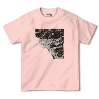 【いちき串木野（鹿児島県）】地図柄ヘビーウェイトTシャツ