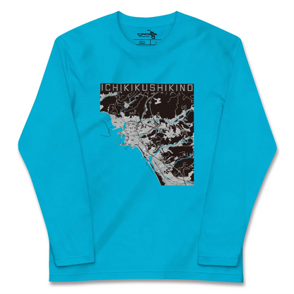 【いちき串木野（鹿児島県）】地図柄ロングスリーブTシャツ