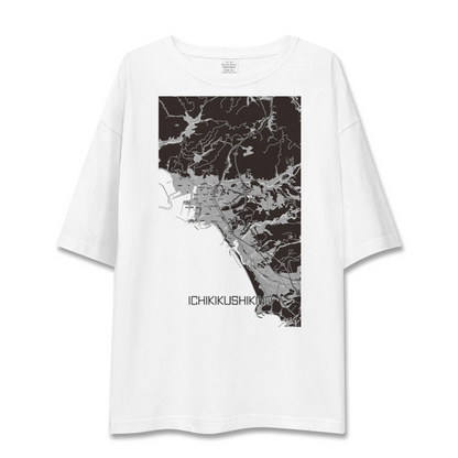 【いちき串木野（鹿児島県）】地図柄ビッグシルエットTシャツ