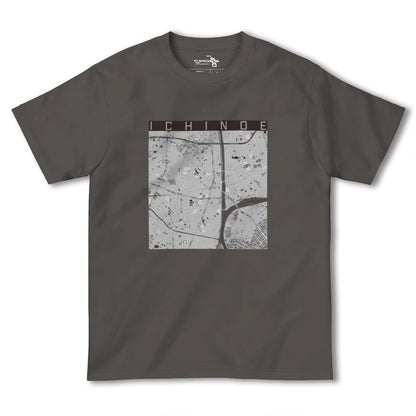 【一之江（東京都）】地図柄ヘビーウェイトTシャツ