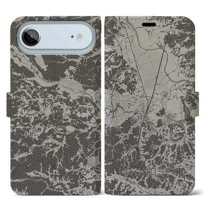 【一関（岩手県）】地図柄iPhoneケース（手帳タイプ）