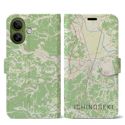 【一関（岩手県）】地図柄iPhoneケース（手帳タイプ）