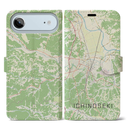 【一関（岩手県）】地図柄iPhoneケース（手帳タイプ）