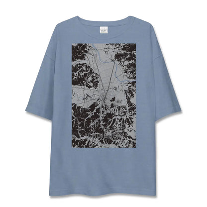 【一関（岩手県）】地図柄ビッグシルエットTシャツ
