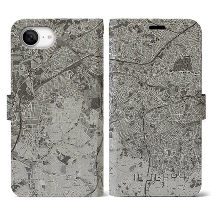 【井土ヶ谷（神奈川県）】地図柄iPhoneケース（手帳タイプ）