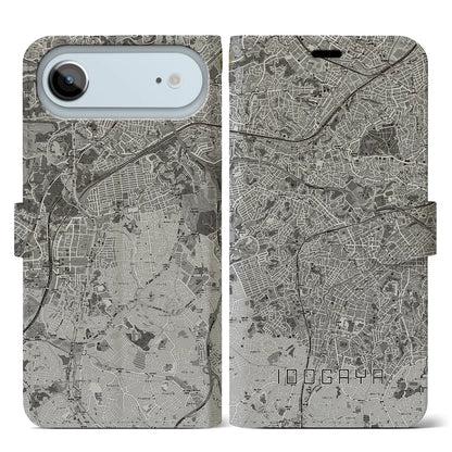 【井土ヶ谷（神奈川県）】地図柄iPhoneケース（手帳タイプ）