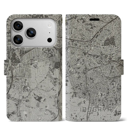 【井土ヶ谷（神奈川県）】地図柄iPhoneケース（手帳タイプ）