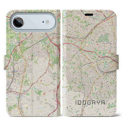 【井土ヶ谷（神奈川県）】地図柄iPhoneケース（手帳タイプ）