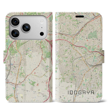 【井土ヶ谷（神奈川県）】地図柄iPhoneケース（手帳タイプ）