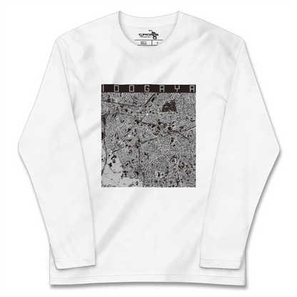 【井土ヶ谷（神奈川県）】地図柄ロングスリーブTシャツ