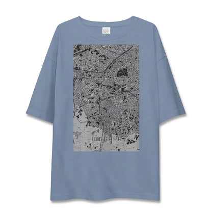 【井土ヶ谷（神奈川県）】地図柄ビッグシルエットTシャツ