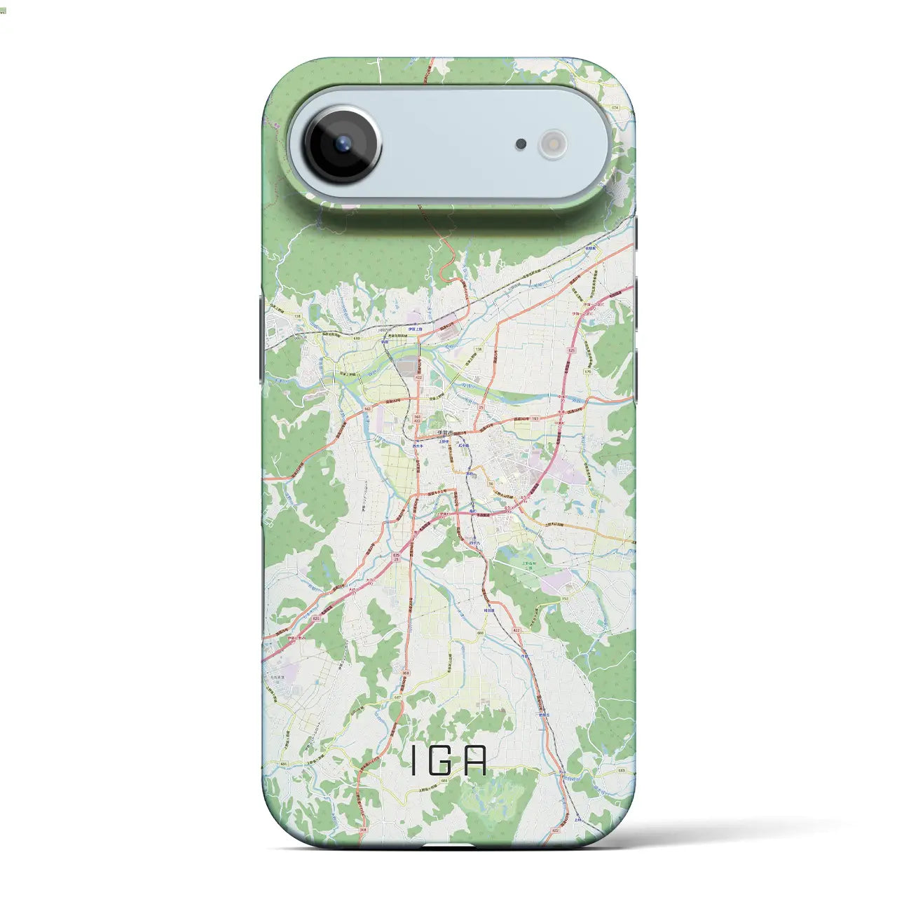 【伊賀（三重県）】地図柄iPhoneケース（バックカバータイプ）