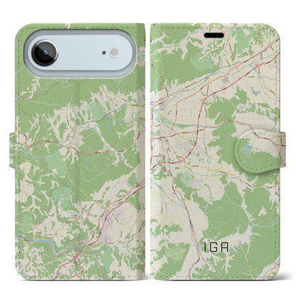【伊賀（三重県）】地図柄iPhoneケース（手帳タイプ）