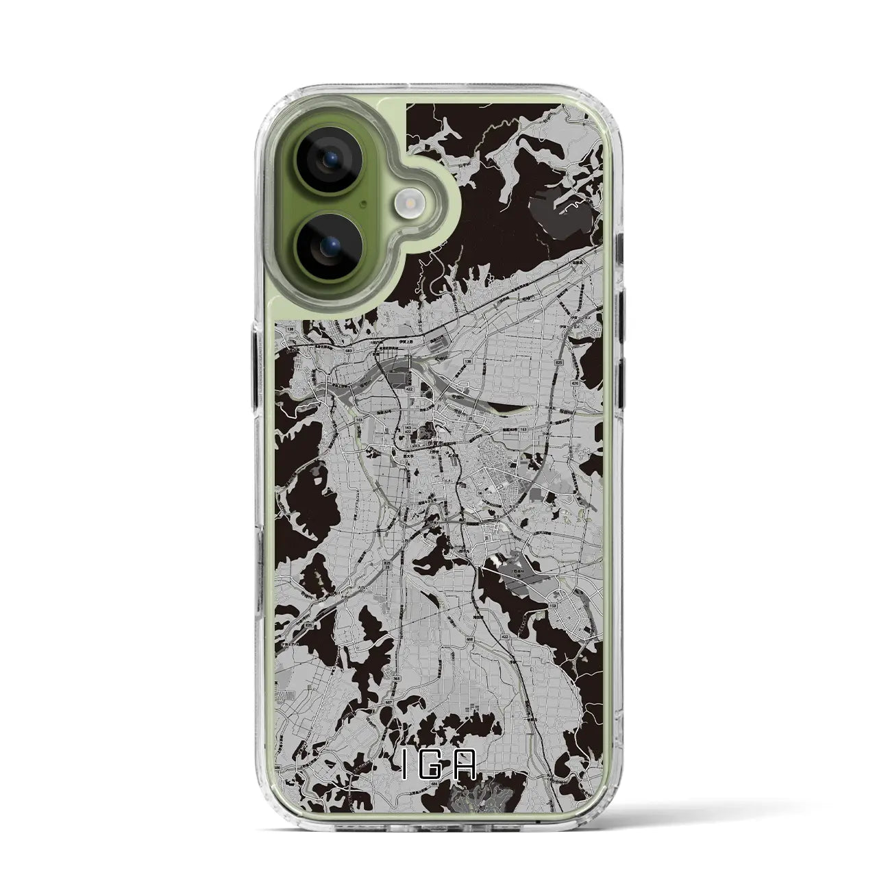 【伊賀（三重県）】地図柄iPhoneケース（MagSafeタイプ）