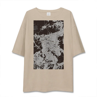 【伊賀（三重県）】地図柄ビッグシルエットTシャツ