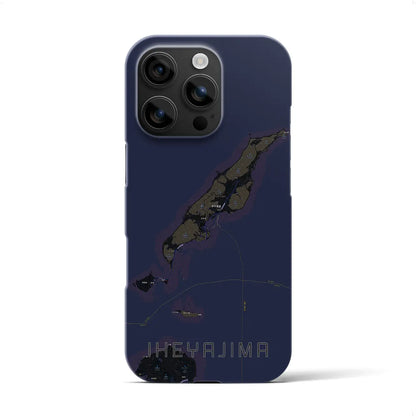 【伊平屋島（沖縄県）】地図柄iPhoneケース（バックカバータイプ）