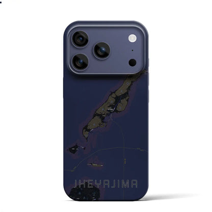 【伊平屋島（沖縄県）】地図柄iPhoneケース（バックカバータイプ）