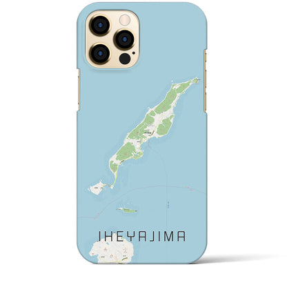 【伊平屋島（沖縄県）】地図柄iPhoneケース（バックカバータイプ）