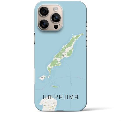 【伊平屋島（沖縄県）】地図柄iPhoneケース（バックカバータイプ）
