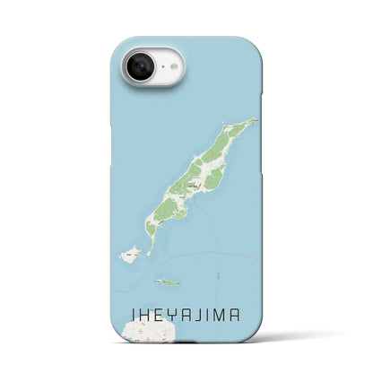 【伊平屋島（沖縄県）】地図柄iPhoneケース（バックカバータイプ）