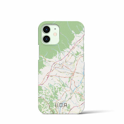 【飯田（長野県）】地図柄iPhoneケース（バックカバータイプ）