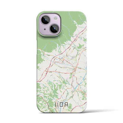 【飯田（長野県）】地図柄iPhoneケース（バックカバータイプ）