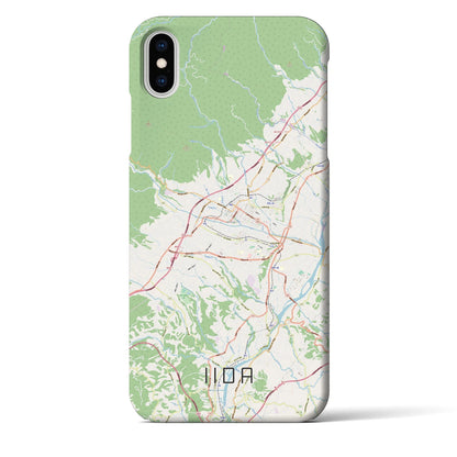 【飯田（長野県）】地図柄iPhoneケース（バックカバータイプ）