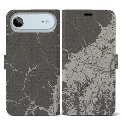 【飯田（長野県）】地図柄iPhoneケース（手帳タイプ）