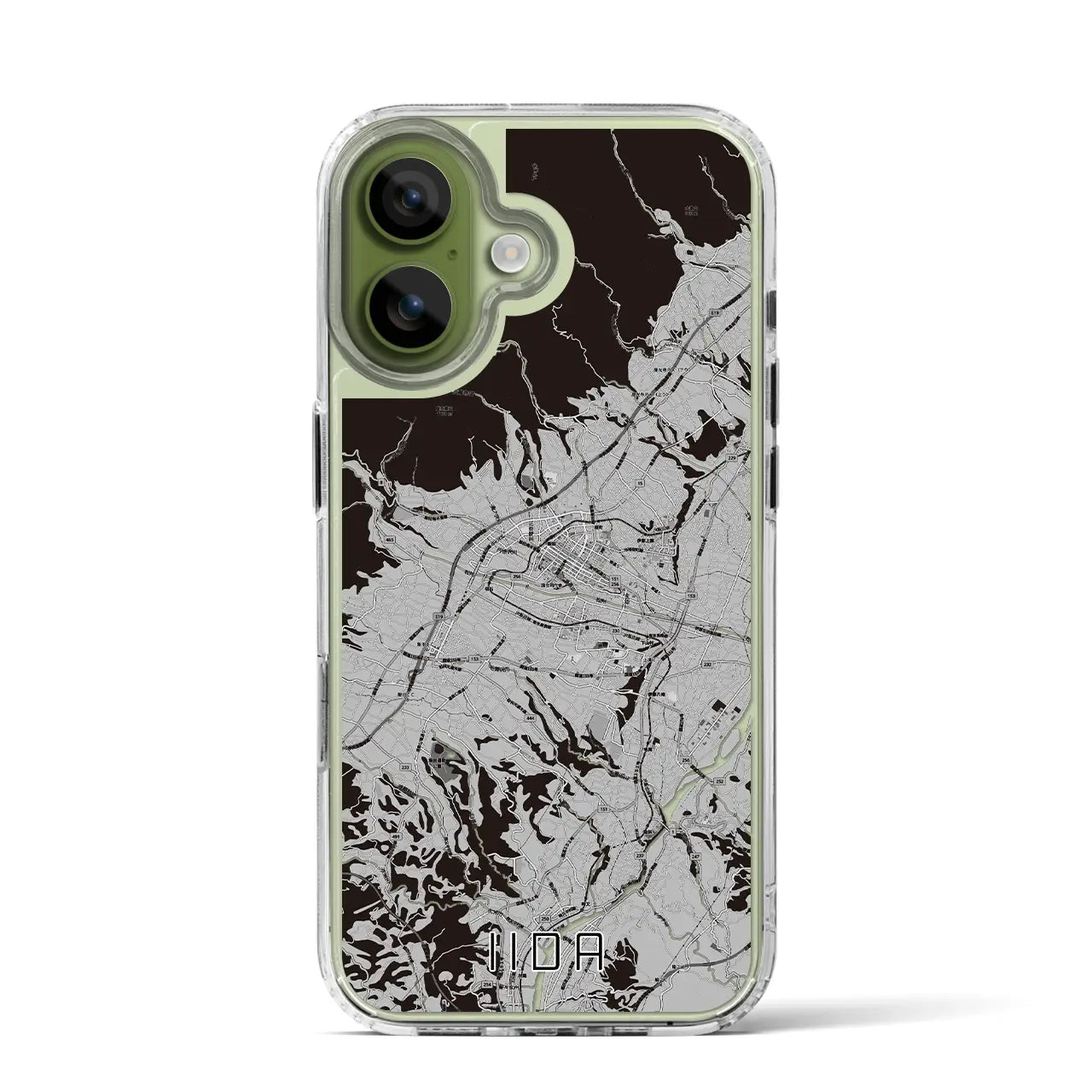 【飯田（長野県）】地図柄iPhoneケース（MagSafeタイプ）