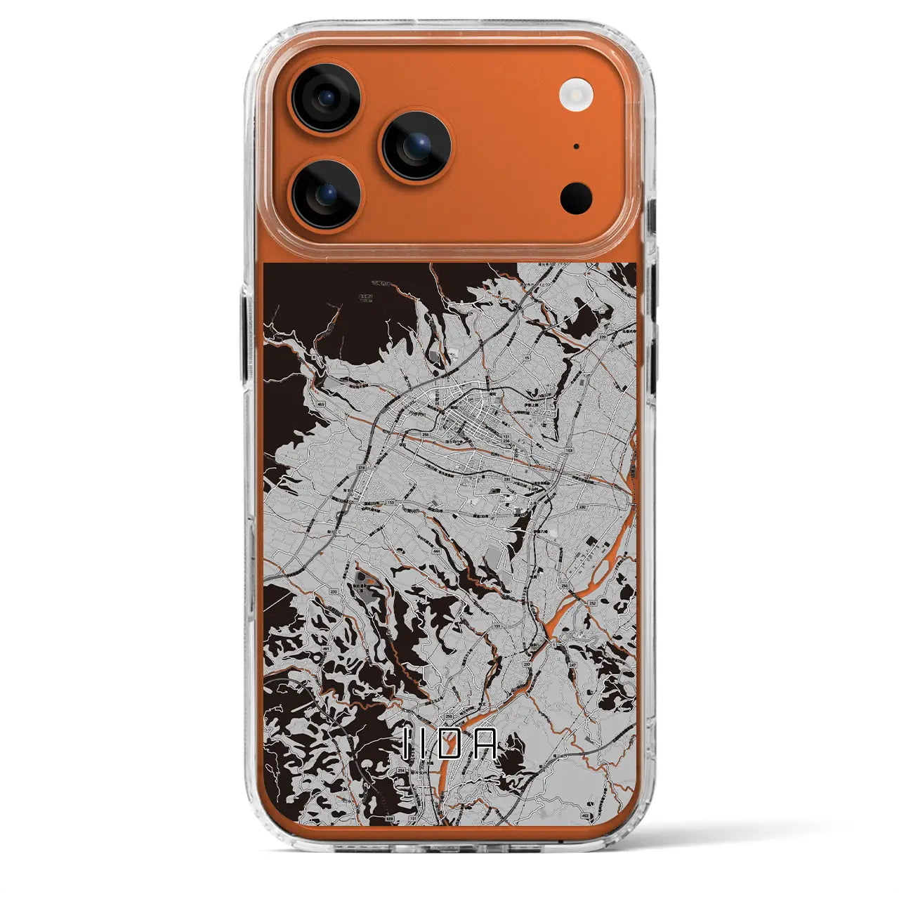 【飯田（長野県）】地図柄iPhoneケース（MagSafeタイプ）