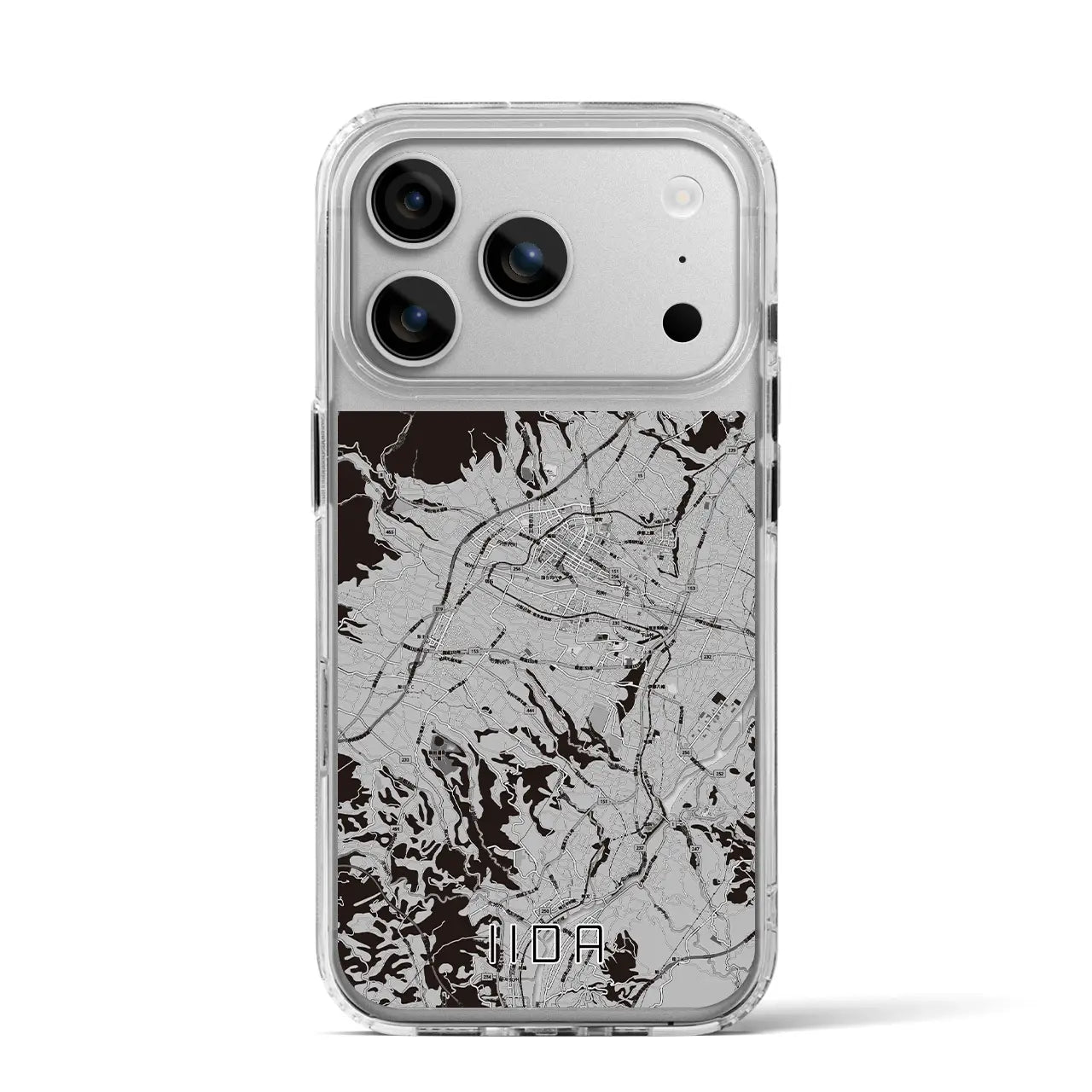 【飯田（長野県）】地図柄iPhoneケース（MagSafeタイプ）