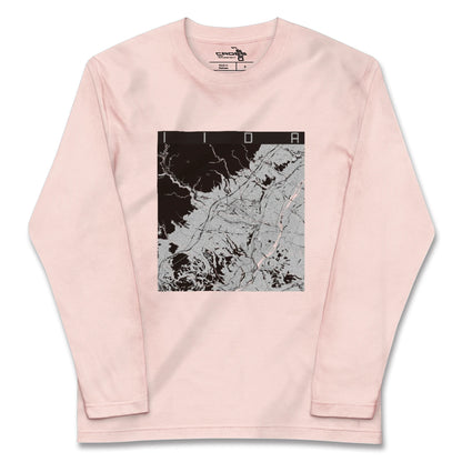 【飯田（長野県）】地図柄ロングスリーブTシャツ