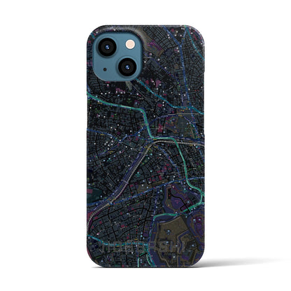 【飯田橋（東京都）】地図柄iPhoneケース（バックカバータイプ）