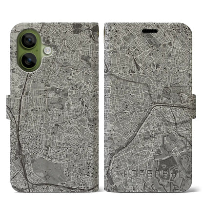 【飯田橋（東京都）】地図柄iPhoneケース（手帳タイプ）