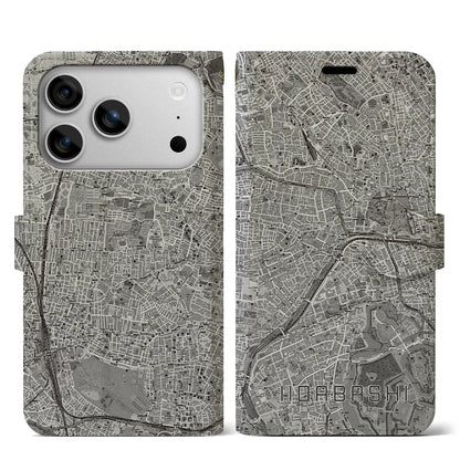 【飯田橋（東京都）】地図柄iPhoneケース（手帳タイプ）