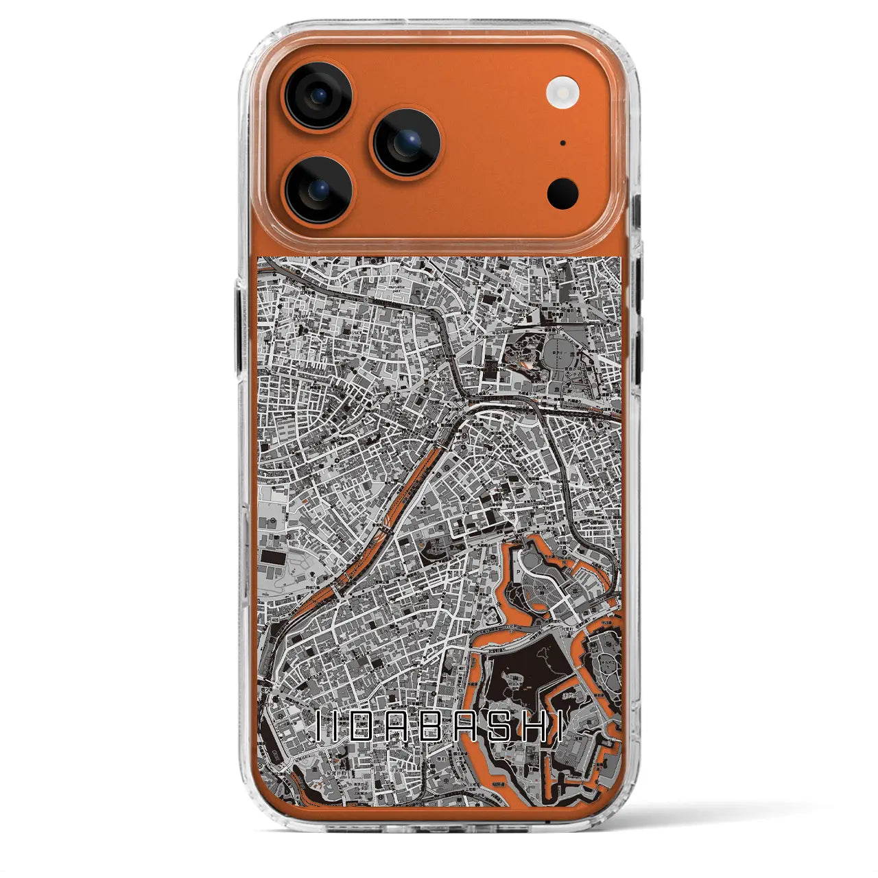 【飯田橋（東京都）】地図柄iPhoneケース（MagSafeタイプ）