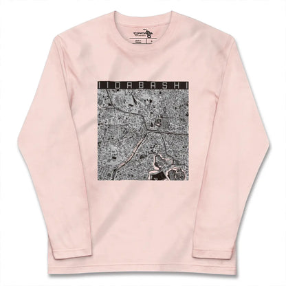 【飯田橋（東京都）】地図柄ロングスリーブTシャツ