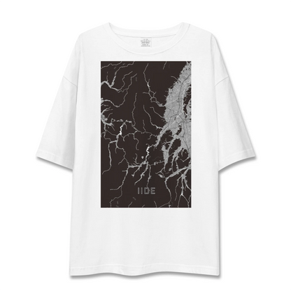 【飯豊（山形県）】地図柄ビッグシルエットTシャツ