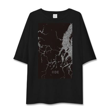 【飯豊（山形県）】地図柄ビッグシルエットTシャツ