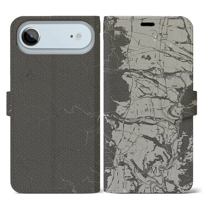 【飯島（長野県）】地図柄iPhoneケース（手帳タイプ）