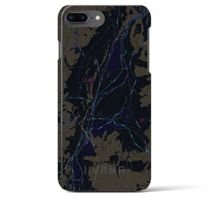 【飯山（長野県）】地図柄iPhoneケース（バックカバータイプ）