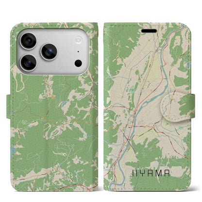 【飯山（長野県）】地図柄iPhoneケース（手帳タイプ）