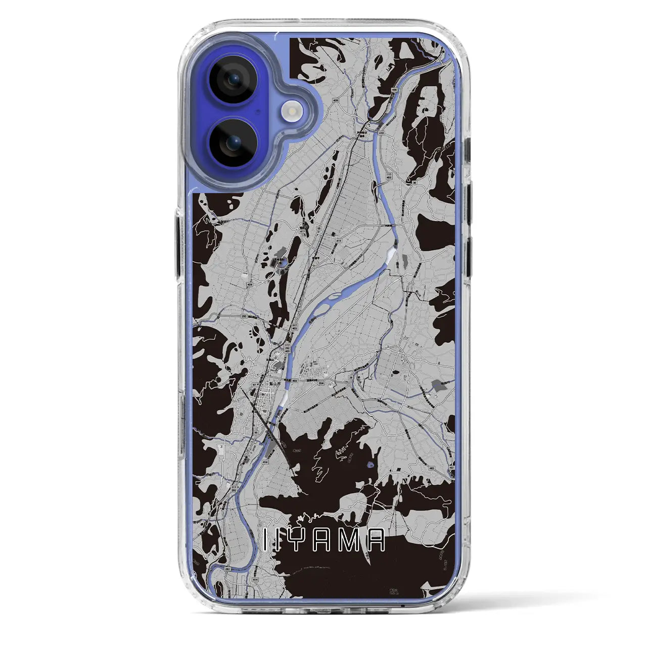 【飯山（長野県）】地図柄iPhoneケース（MagSafeタイプ）