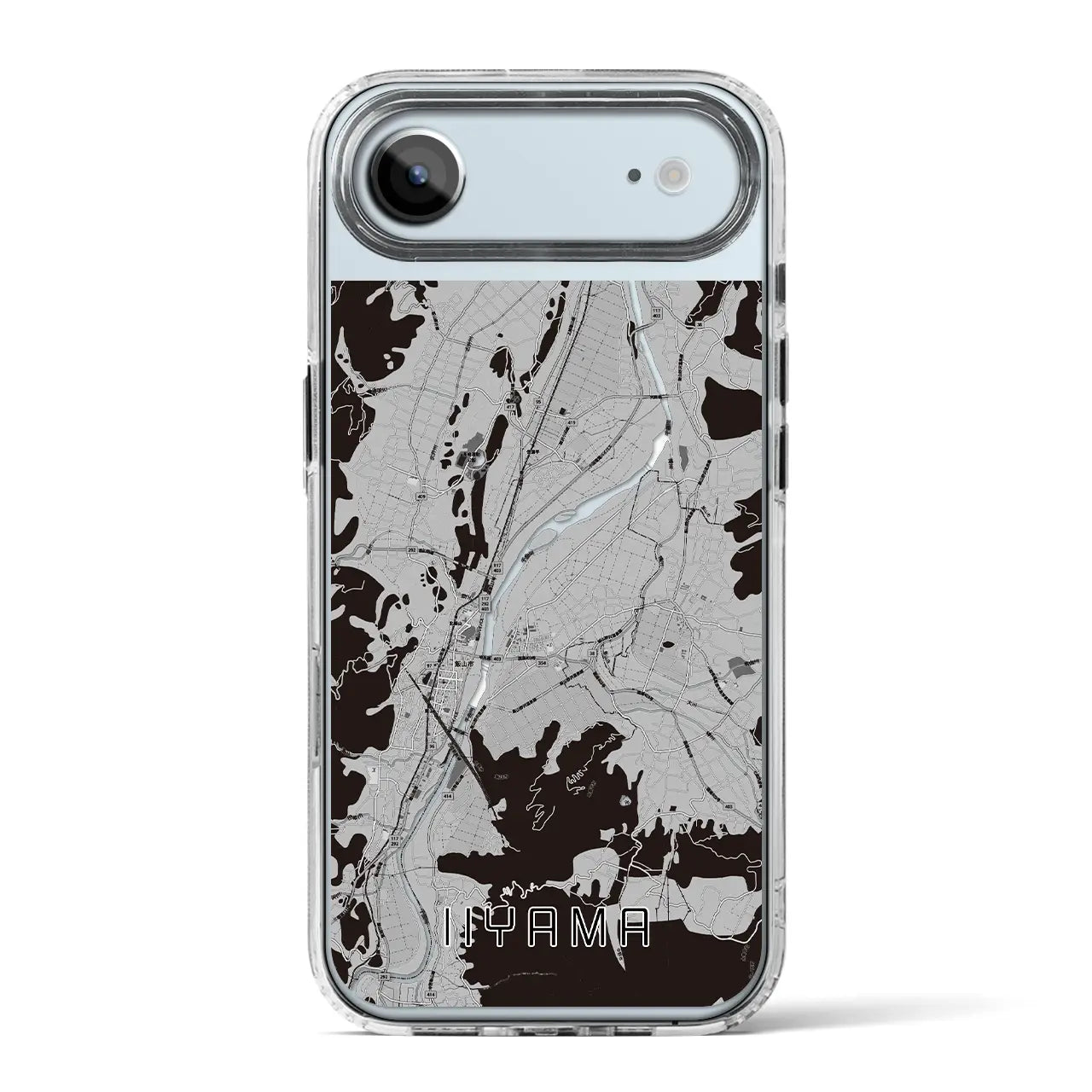 【飯山（長野県）】地図柄iPhoneケース（MagSafeタイプ）