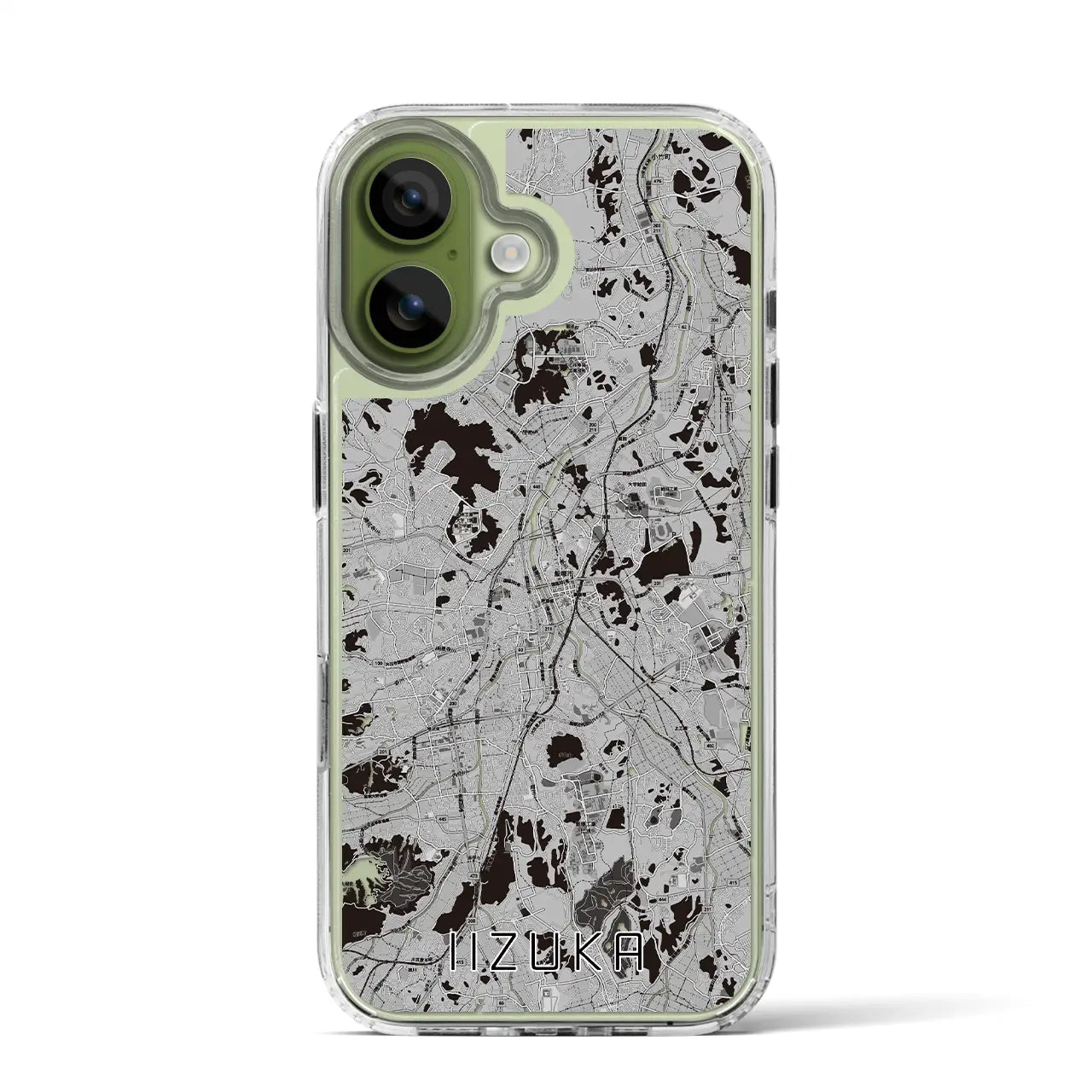 【飯塚（福岡県）】地図柄iPhoneケース（MagSafeタイプ）