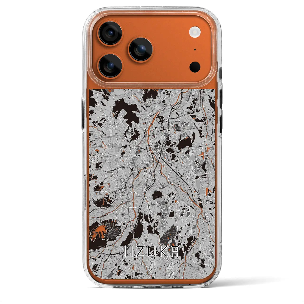 【飯塚（福岡県）】地図柄iPhoneケース（MagSafeタイプ）