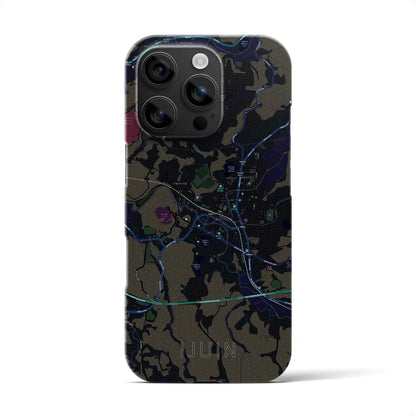 【伊集院（鹿児島県）】地図柄iPhoneケース（バックカバータイプ）