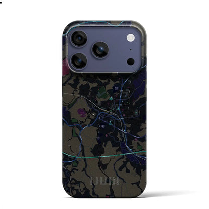 【伊集院（鹿児島県）】地図柄iPhoneケース（バックカバータイプ）